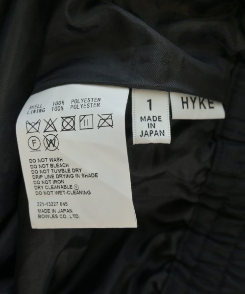 HYKE（ハイク）その他 黒 サイズ:1(S位) レディース/2200674469068