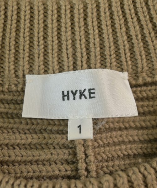 HYKE（ハイク）ニット・セーター ベージュ サイズ:1(S位) レディース/2200675699136
