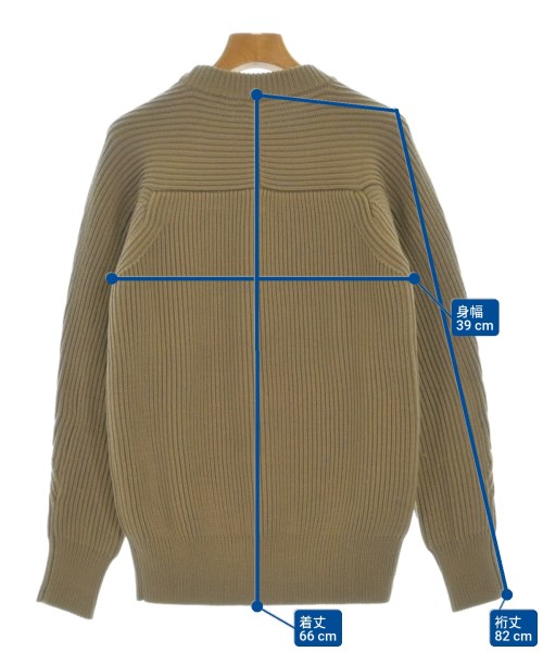 HYKE（ハイク）ニット・セーター ベージュ サイズ:1(S位) レディース/2200675699136