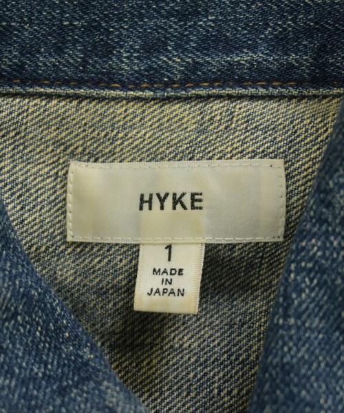 HYKE（ハイク）デニムジャケット 青 サイズ:1(S位) レディース/2200674682016