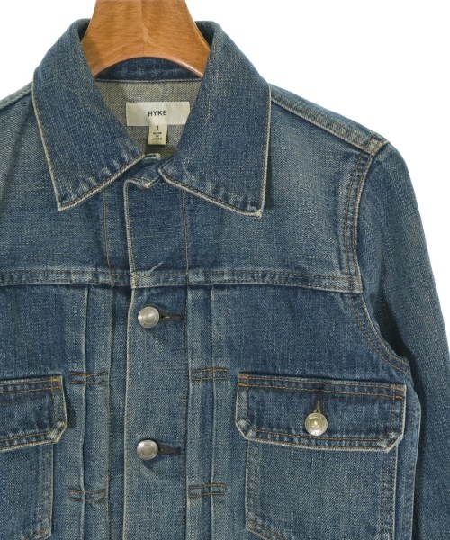 HYKE（ハイク）デニムジャケット 青 サイズ:1(S位) レディース/2200674682016