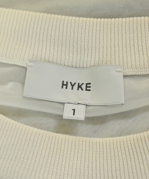 HYKE（ハイク）Tシャツ・カットソー 白 サイズ:1(S位) レディース/2200680402097