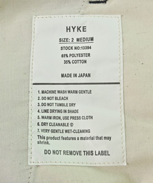 HYKE（ハイク）その他 黒 サイズ:2(M位) レディース/2200680430014