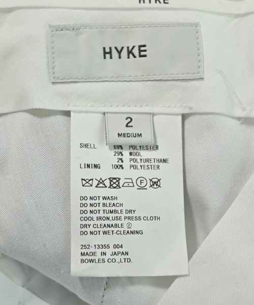HYKE（ハイク）スラックス グレー サイズ:2(M位) レディース/2200680430045