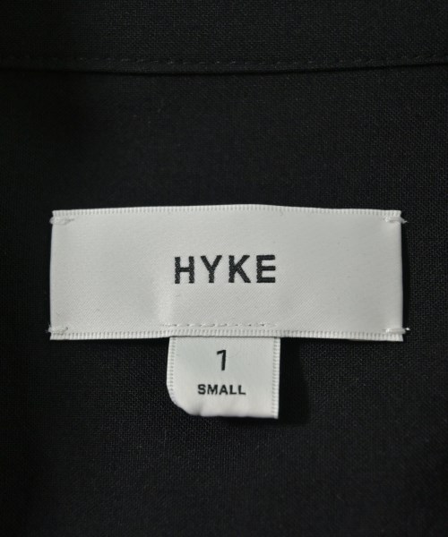 HYKE（ハイク）シャツワンピース 黒 サイズ:1(S位) レディース/2200680430069