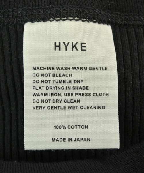 HYKE（ハイク）Tシャツ・カットソー 黒 サイズ:-(XS位) レディース/2200674897045