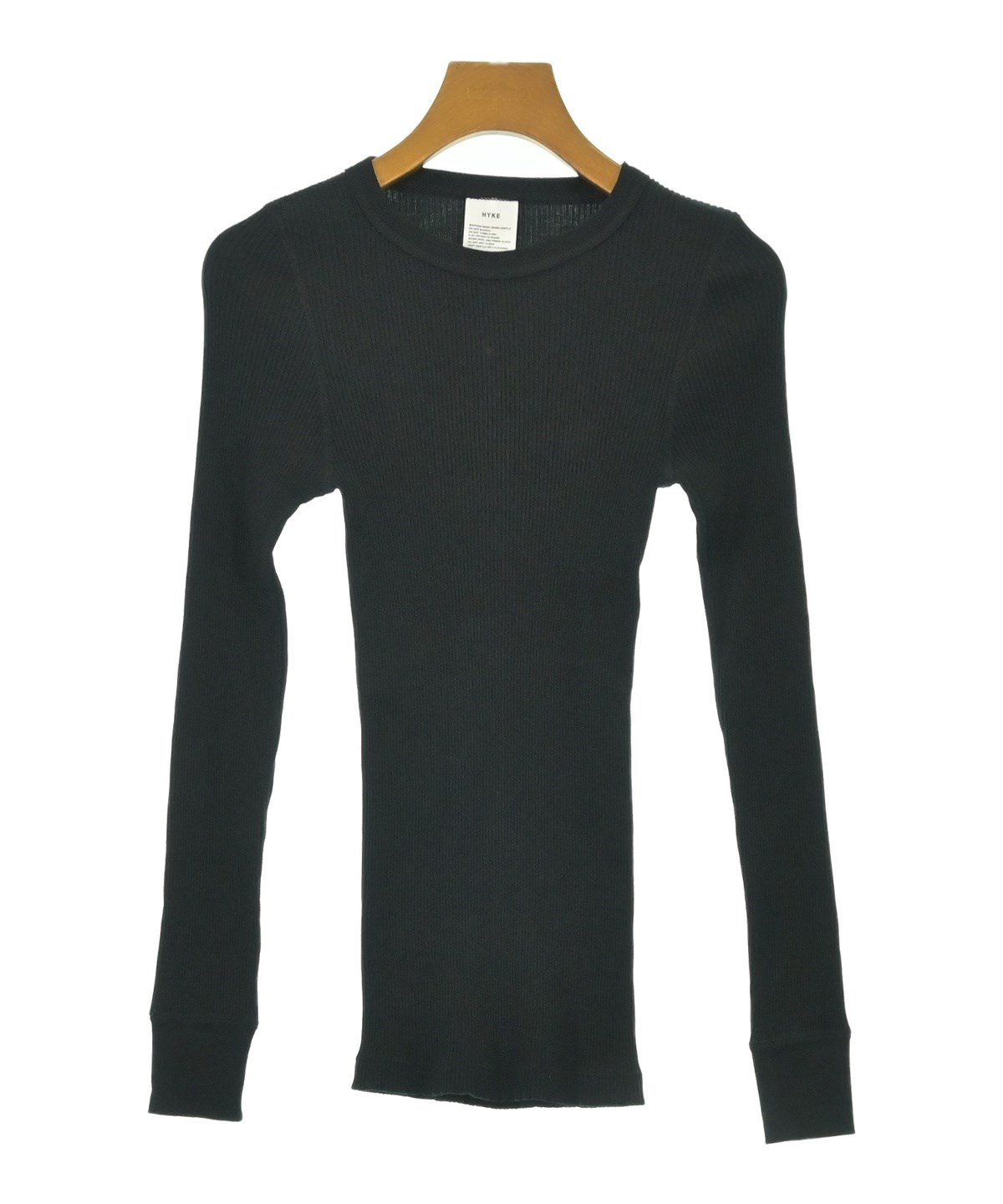 hyke tシャツ　ハイク HYKE（ハイク）Tシャツ・カットソー 黒 サイズ:-(XS位) レディース