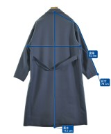 HYKE（ハイク）チェスターコート 青 サイズ:1(S位) レディース/2200676481075