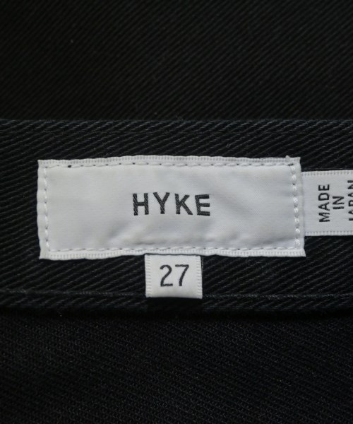 HYKE（ハイク）デニムパンツ 黒 サイズ:27(M位) レディース/2200677351032