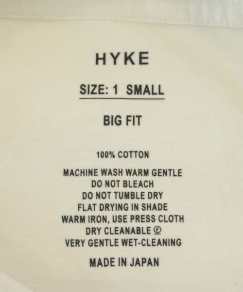 HYKE（ハイク）Tシャツ・カットソー 白 サイズ:1(S位) レディース/2200672718045
