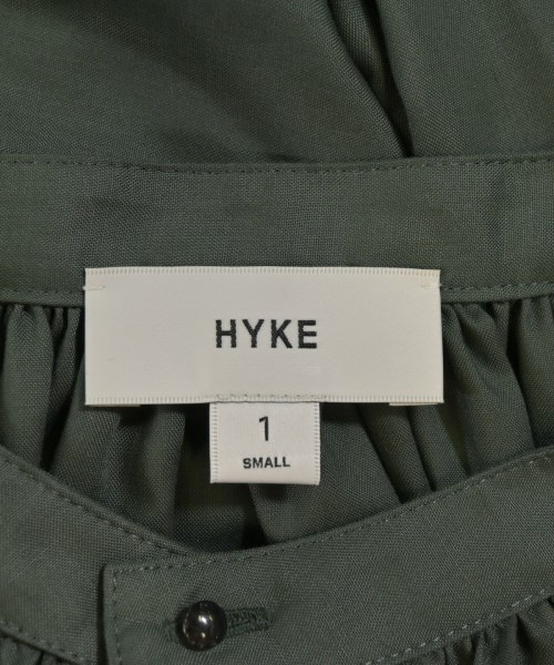 HYKE（ハイク）カジュアルシャツ 緑 サイズ:1(S位) レディース/2200689207037