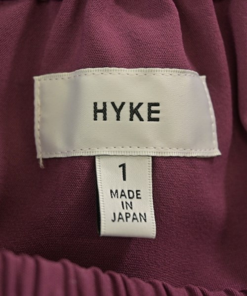 HYKE（ハイク）スラックス ピンク サイズ:1(S位) レディース/2200687417223