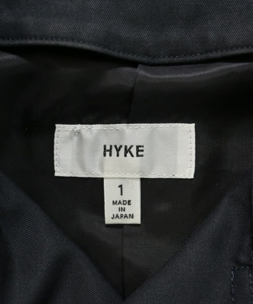 HYKE（ハイク）トレンチコート 黒 サイズ:1(S位) レディース/2200689066016