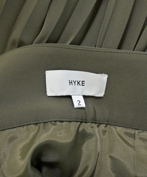 HYKE（ハイク）ロング・マキシ丈スカート カーキ サイズ:2(M位) レディース/2200695498047