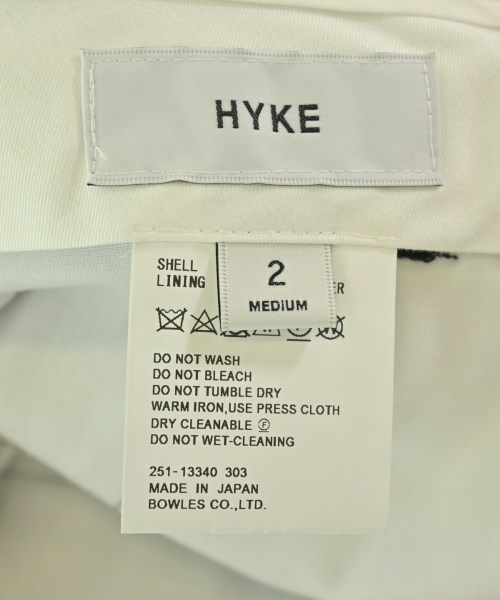 HYKE（ハイク）チノパン 黒 サイズ:2(M位) レディース/2200694020010