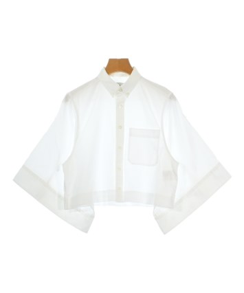 hyke 長袖白シャツ　定価4万 HYKE（ハイク）カジュアルシャツ 白 サイズ:1(S位) レディース