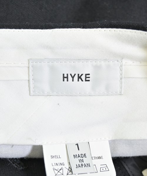 HYKE（ハイク）スラックス 黒 サイズ:1(S位) レディース/2200690962062