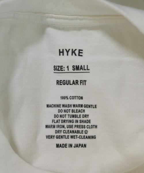 HYKE（ハイク）Tシャツ・カットソー 白 サイズ:S レディース/2200697362049