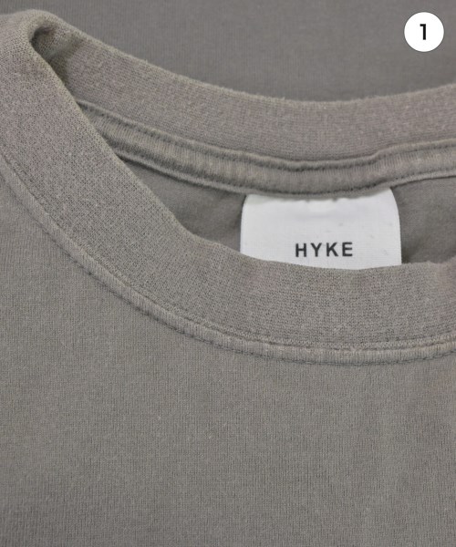 HYKE（ハイク）Tシャツ・カットソー グレー サイズ:1(S位) レディース/2200698911079