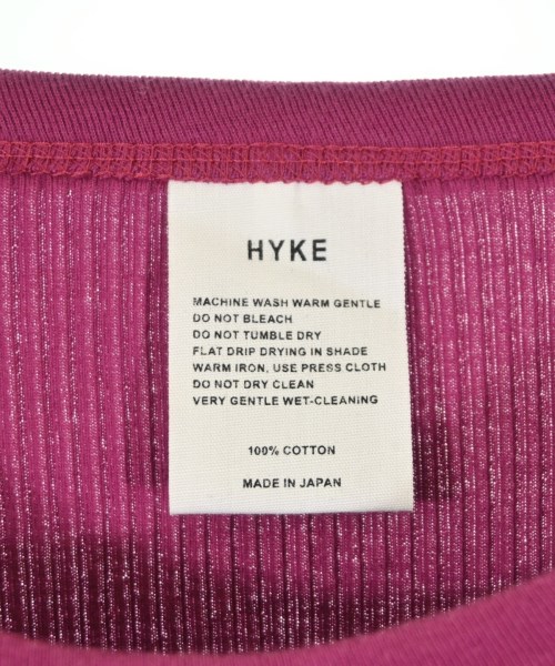 HYKE（ハイク）Tシャツ・カットソー ピンク サイズ:-(XS位) レディース/2200700037063