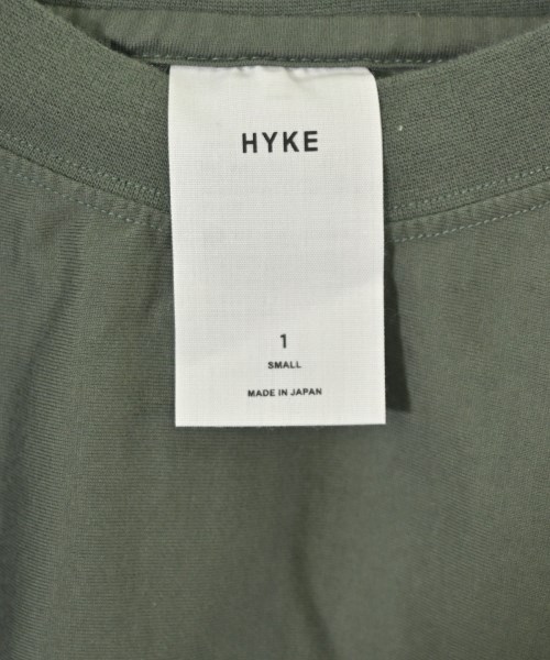 HYKE（ハイク）Tシャツ・カットソー カーキ サイズ:1(S位) レディース/2200700761081