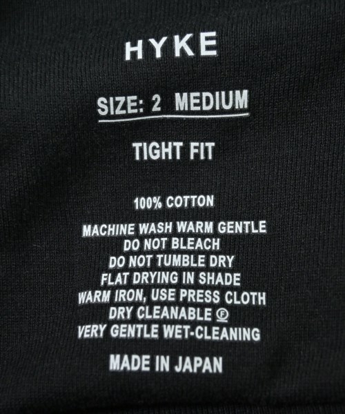 HYKE（ハイク）Tシャツ・カットソー 黒 サイズ:2(M位) レディース/2200700811021