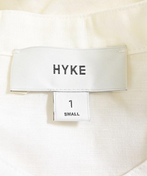 HYKE（ハイク）シャツワンピース 白 サイズ:1(S位) レディース/2200700876020