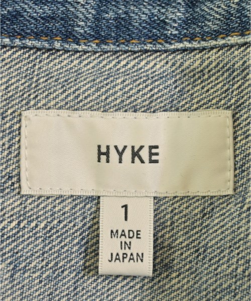 HYKE（ハイク）デニムジャケット 青 サイズ:1(S位) レディース/2200698557017