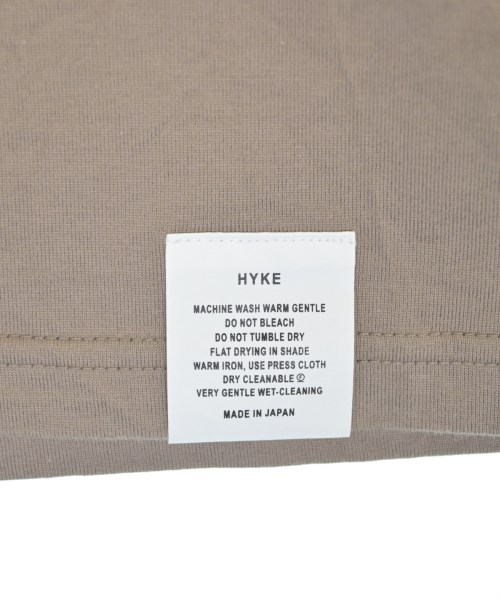 HYKE（ハイク）Tシャツ・カットソー 茶 サイズ:5(XXL位) メンズ/2200700862399