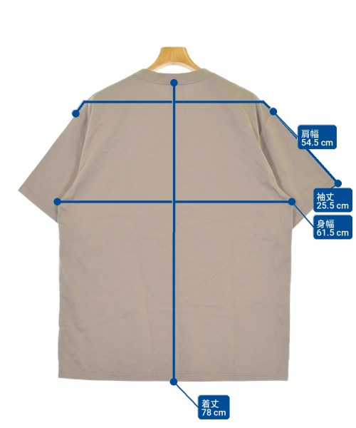 HYKE（ハイク）Tシャツ・カットソー 茶 サイズ:5(XXL位) メンズ/2200700862399