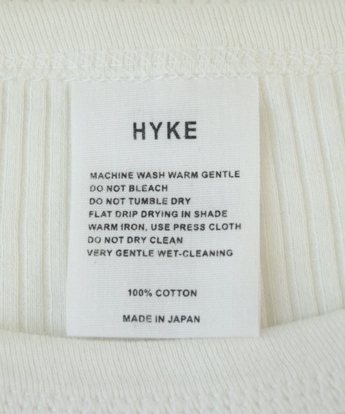 HYKE（ハイク）Tシャツ・カットソー 白 サイズ:-(S位) レディース/2200702005039