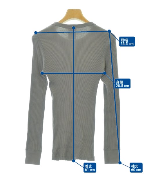 HYKE（ハイク）Tシャツ・カットソー グレー サイズ:-(XS位) レディース/2200702035012