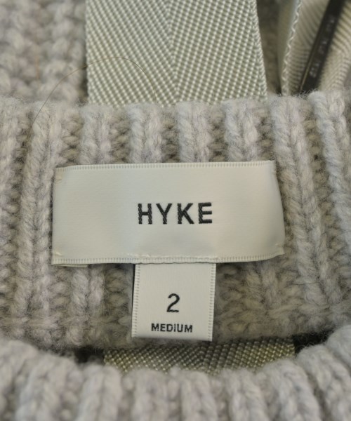 HYKE（ハイク）ニット・セーター グレー サイズ:2(M位) レディース/2200649425068
