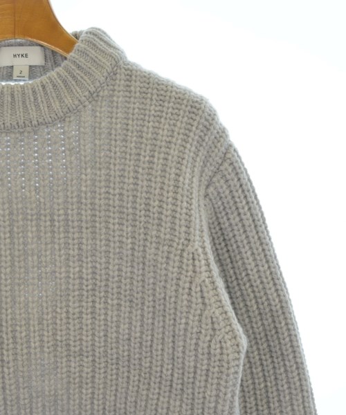 HYKE（ハイク）ニット・セーター グレー サイズ:2(M位) レディース/2200649425068
