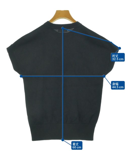 HYKE（ハイク）ニット・セーター 紺 サイズ:1(S位) レディース/2200649425075