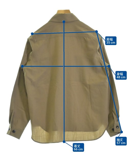 HYKE（ハイク）カジュアルシャツ ベージュ サイズ:1(S位) レディース/2200655056027