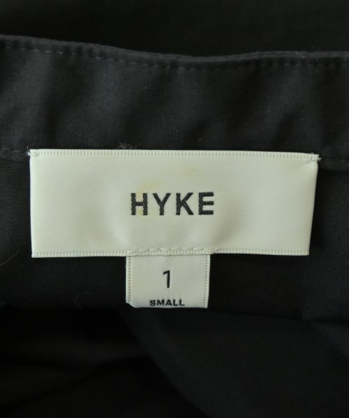 HYKE（ハイク）シャツワンピース 黒 サイズ:1(S位) レディース/2200655590019