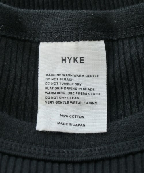 HYKE（ハイク）Tシャツ・カットソー 黒 サイズ:-(XS位) レディース/2200656457014