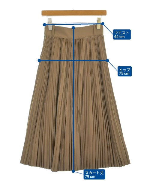 HYKE（ハイク）ロング・マキシ丈スカート ベージュ サイズ:1(S位) レディース/2200651194099