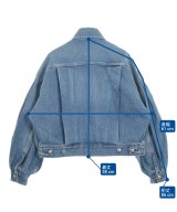 HYKE（ハイク）デニムジャケット 青 サイズ:1(S位) レディース/2200651214032