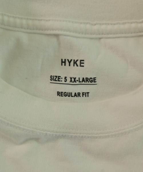 HYKE（ハイク）Tシャツ・カットソー 白 サイズ:XXL メンズ/2200647629123