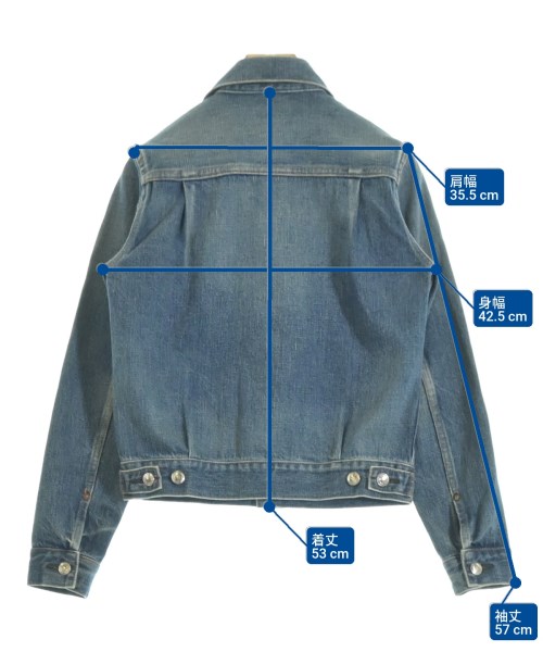 HYKE（ハイク）デニムジャケット 紺 サイズ:1(S位) レディース/2200657410155