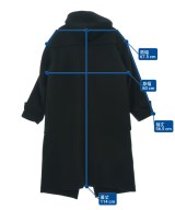 HYKE（ハイク）ダッフルコート 黒 サイズ:4(XL位) メンズ/2200657725013