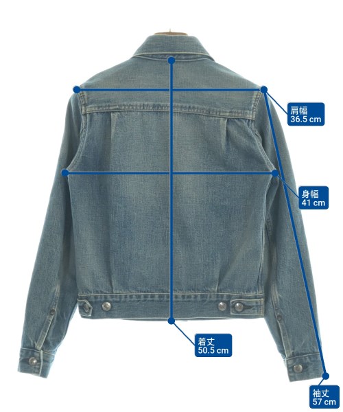 HYKE（ハイク）デニムジャケット 青 サイズ:1(S位) レディース/2200653816036