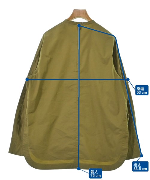 HYKE（ハイク）カジュアルシャツ カーキ サイズ:2(M位) レディース/2200658147074