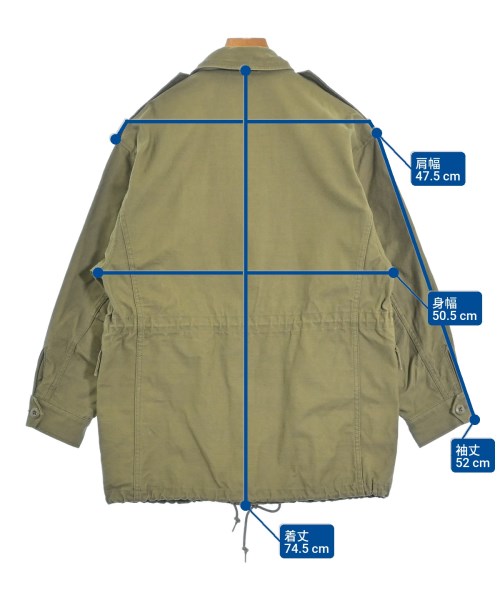 HYKE（ハイク）ミリタリーブルゾン カーキ サイズ:S レディース/2200660027012