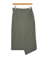 HYKE（ハイク）ひざ丈スカート カーキ サイズ:1(S位) レディース/2200659155146