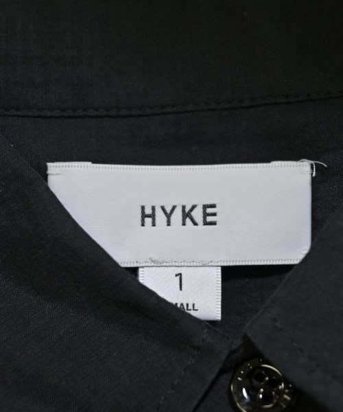 HYKE（ハイク）シャツワンピース 黒 サイズ:1(S位) レディース/2200660705019