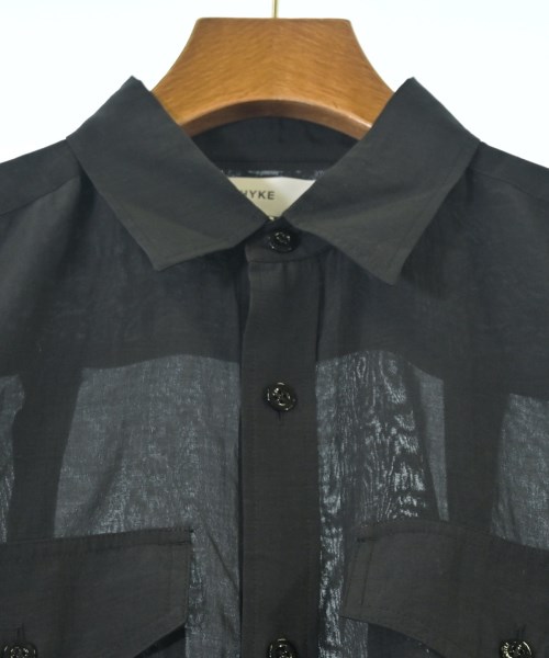 HYKE（ハイク）シャツワンピース 黒 サイズ:1(S位) レディース/2200660705019