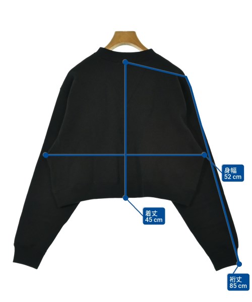 HYKE（ハイク）スウェット 黒 サイズ:1(S位) レディース/2200660787022